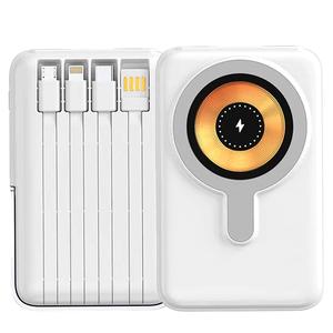 Magnetic Wireless Power Bank 10000mAh Magnetic wireless charging Powerbank Fast Chargrs Phone External Battery Accessories Charging Mobile Charger Digital Portable