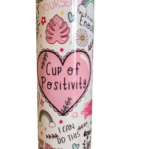positivity tumbler Bottle Cup Drinkware Water Bottles Mug Portable Reusable Washable Bottled Multicolor drinks iced coffeecup snackeez black with lid Iced Tea Stylish 20oz sublimation highland cow pink custom tumblers straw stainless steel
