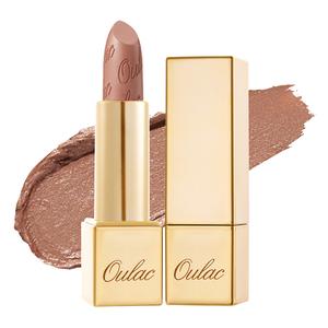 Oulac Metallic Nude Gold Lipstick, High Impact  Lip color, Moisturizing Creamy Formula, Vegan & Cruelty-Free, Full-Coverage Lip Color 4.3 g/0.15 oz Hydrating Lipgloss