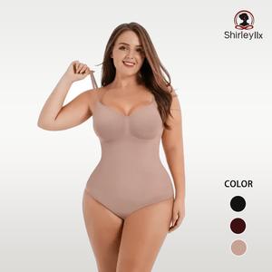 Women's Seamless Covered Bust Thong Bodysuit for Comfort and Shape - Compression, Sexy