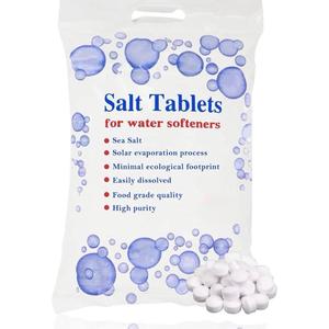 HSD 10 Kg Salt Tablets for Household Use - Water Softener - Food Grade - Compatible with All Machines - 100% Genuine British Salt Tablet washing