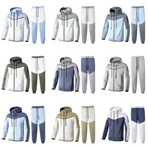 Premium Clovu Mens Tech Summer Tracksuit Bottom Hoodie Breathable and Quick-Drying Tracksuit