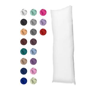 Nod Off Bolster Pillow Hollowfibre Filled with Free Case Long Body Pillow