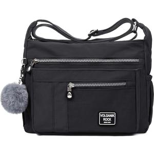 Crossbody Bag for Women Medium Size Multi Pockets Handbag Shoulder Bag for Women RFID Pocket Lightweight Water resistant Shoulder Bag for Daily Use Messenger Bag