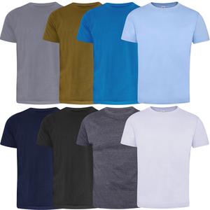 8 & 6 PACK Mens T-Shirt Cotton BIG SIZES Short Sleeve Tee Top Multi Colours Set Multipack S-4XL