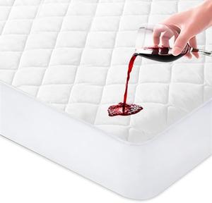 Sunshine Comforts Microfiber Quilted Waterproof Mattress Protector Double, Matresses double Protector 30cm Deep Stretch Skirt Double Mattress Protector, Double Bed Mattress Protectors Cotton Breathable Soft King Size Washable Single Double King Super King