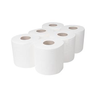 6 White Rolls (6 Pack) 300Mt 2ply Centrefeed,Campaign, Embossed, Paper Towel, Cleaning, Office, Home, Toilet Flushable Eco-friendly Disposable Sustainable Family Wipes Kitchen eco-friendly bathroom