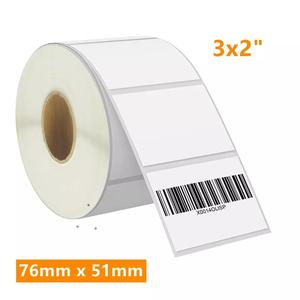 2000 Thermal Shipping Labels Roll 3x2 Self Adhesive Royal Mail Labels 76 x 51mm Three-Proof Direct Thermal Paper Labels Horizontal and Single Row Shipping Mailing Postage