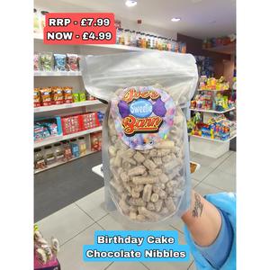 Birthday Cake Chocolate Nibbles 500g Bag