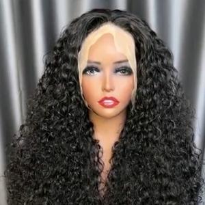 Monalisa Luxury Curly Waterwave Wig - 100% Human Hair, Black/Gold/Wine, Premium Quality, Easy Care, Affordable Luxury Collection