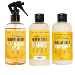 Long Haired Complete Kit -prevent matting and maintain a healthy tangle free coat - nourish, moisturise and condition