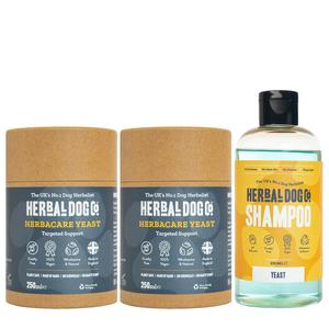Dog Dermal Balance Yeast Harmony Kit | 2-Step Routine for Fresh Skin, Odour & Build-Up | Internal & External