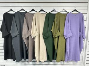 Longline Dress With Pockets (56/52 Inches)