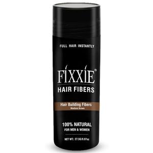 FIXXIE HairFibres for Thinning Hair, Instant Keratin Powder for Fuller Looking Hair,  27.5g Bottle, Quick application Haircare