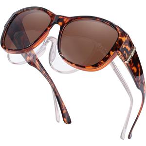 【60% Off】Simple Polarised Fit Over Sunglasses for Women, UV400 Protection, TR90 Trendy Frame, Ideal for Daily Wear & Driving，GIft for her